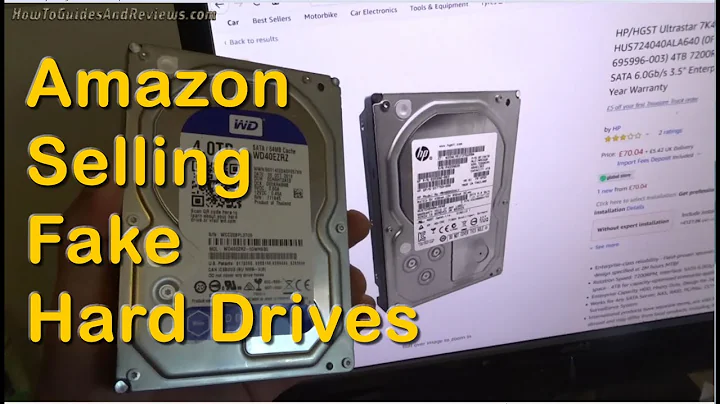 Amazon Selling Fake Hard Drives - 4tb WD Blue - How to Check Your Drive is Genuine