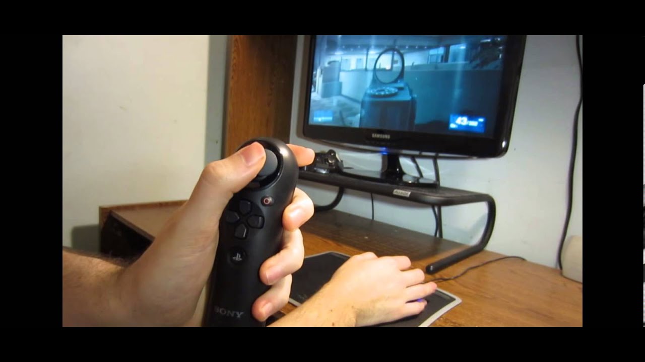 complicated mount Momentum Using Playstation Move Navigation Controller to play PC games- BattleField  3 - YouTube