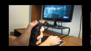 Using Playstation Move Navigation Controller to play games- BattleField 3 - YouTube