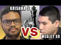 Not all sacrifice are correct  rohith krishna vs wesley so 