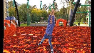 НИКА С ПОДРУЖКОЙ ИГРАЮТ В ЧЕЛЛЕНДЖ Пол Это ЛАВА или Floor is lava Chellenge