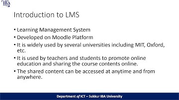 1  Introduction to LMS