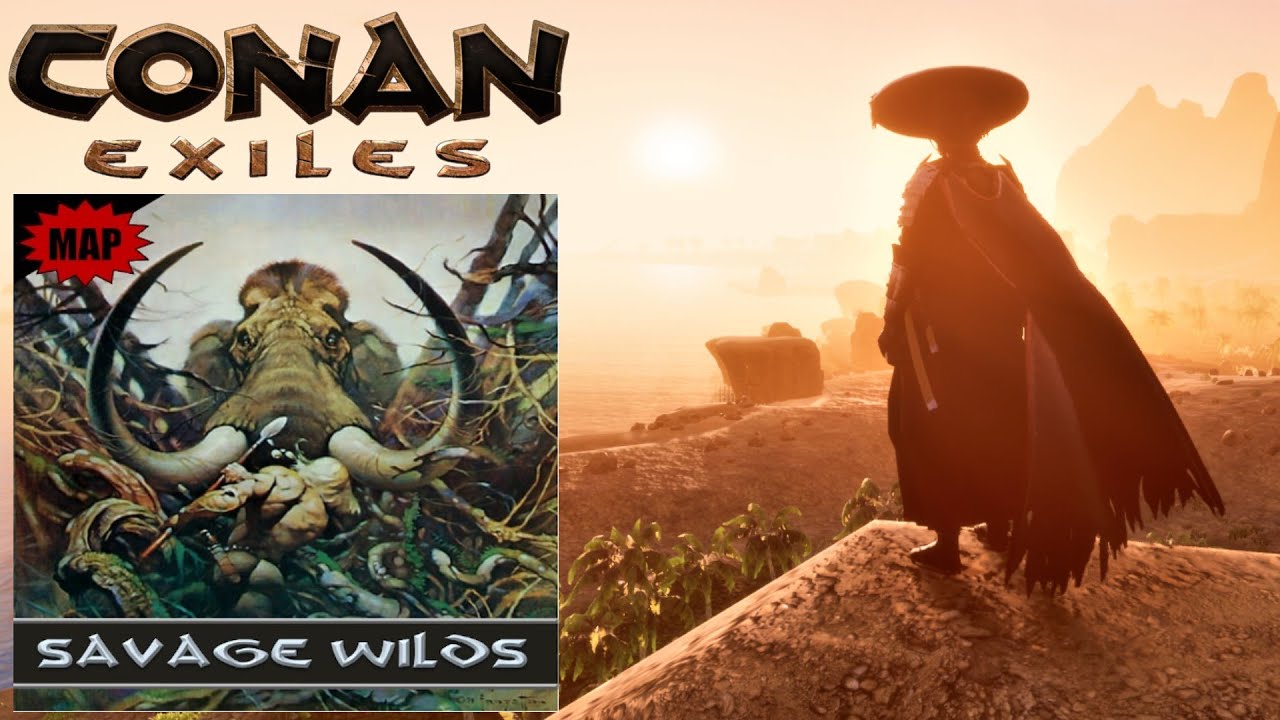 Conan exiles savage wilds интерактивная карта
