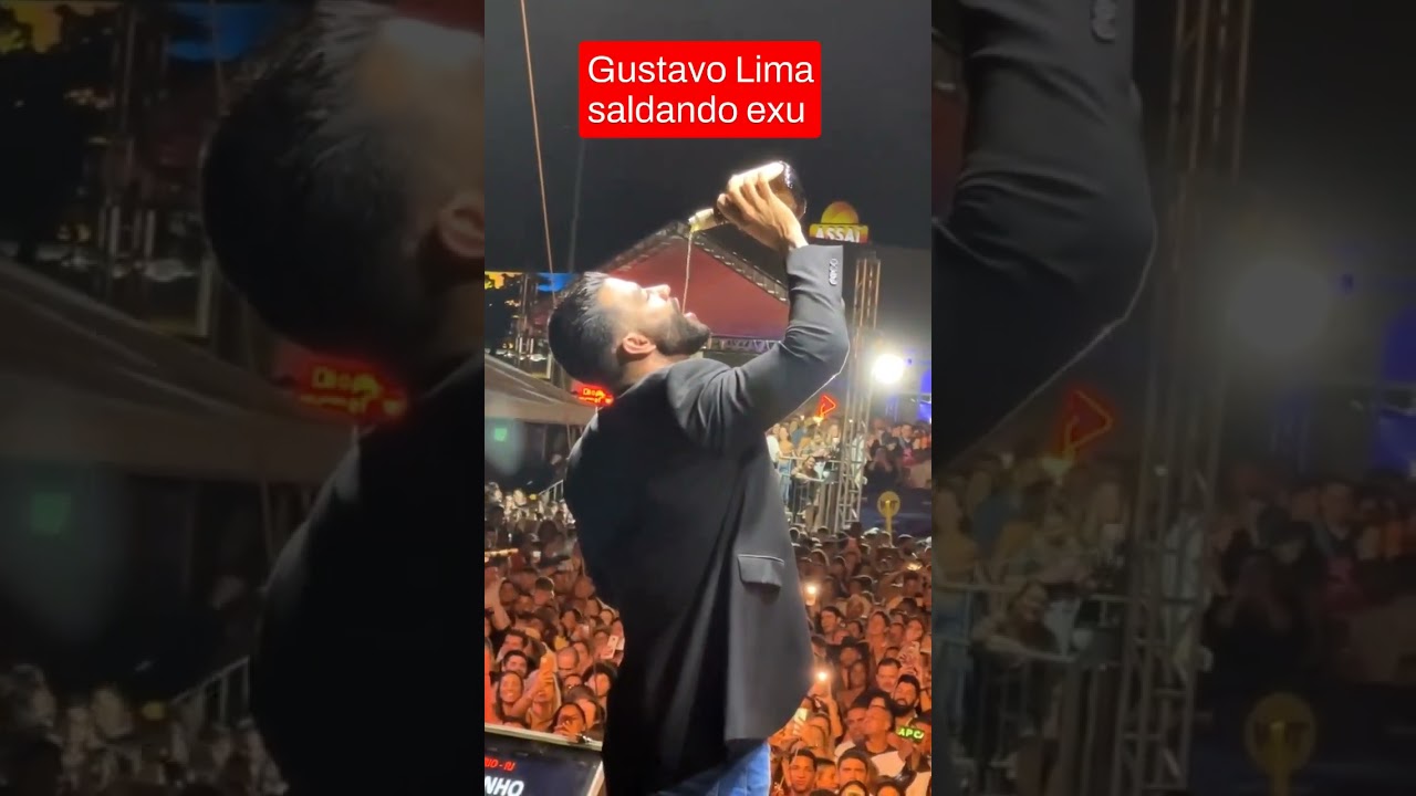 Gustavo Lima salda Exu em seu show no rio de janeiro cabofrio #gustavolima #gustavolimasaldaexu
