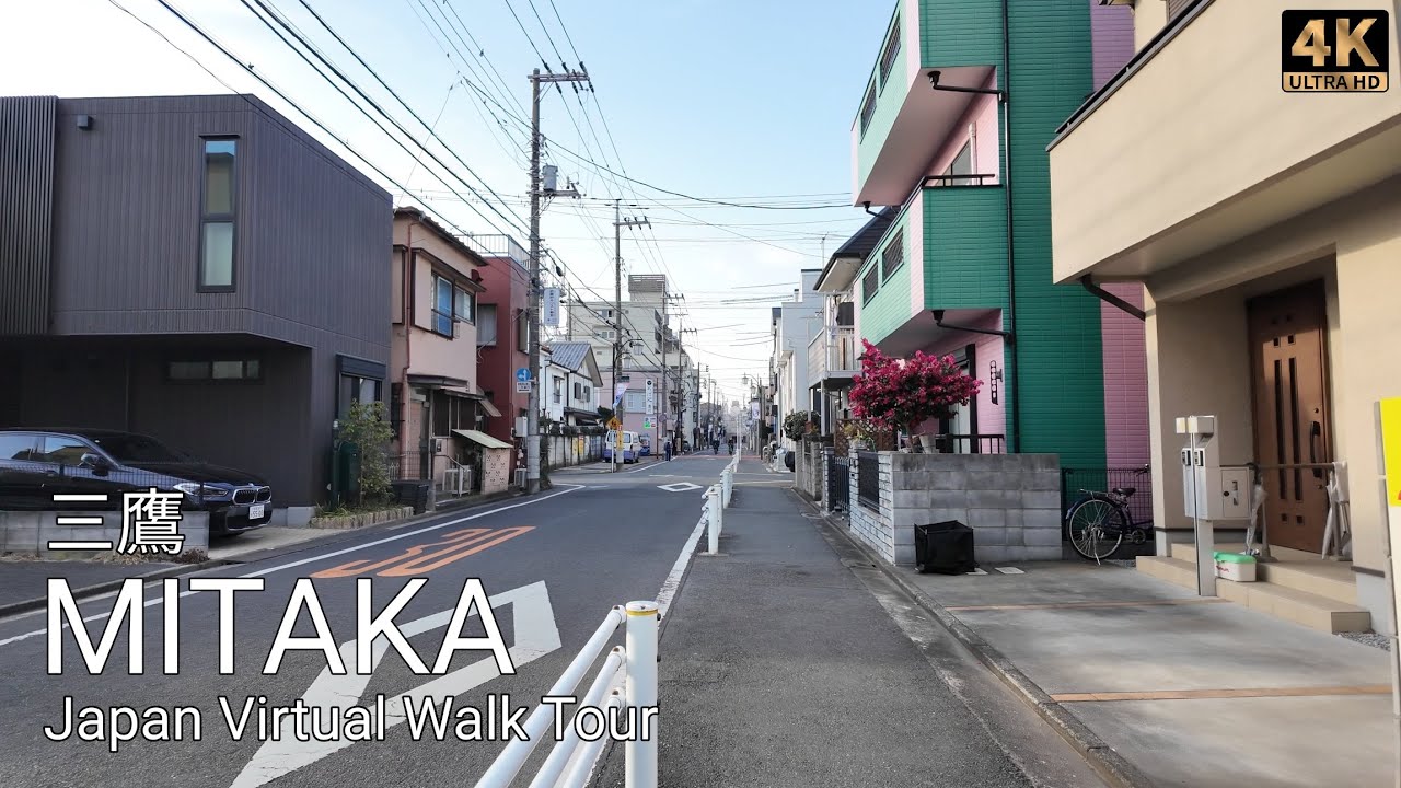 Tokyo Hidden Gems – Mitaka to Higashi-Fushimi 4K Walking Tour (Peaceful Local Streets)