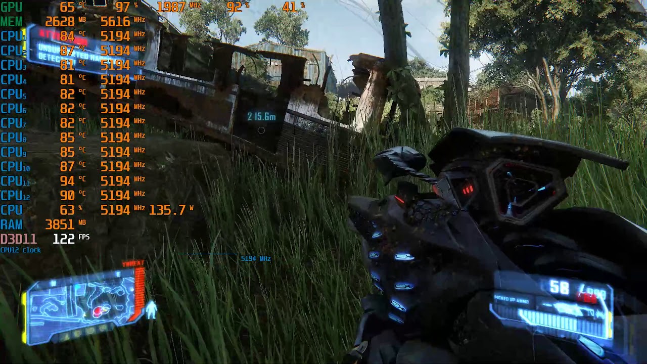 video phone beyonce mp3 8700K 5200 MHZ overclock bios settings CB 15 test