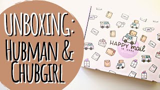 Unboxing Amazing Fall Stickers & Journal Set: Hubman & Chubgirl