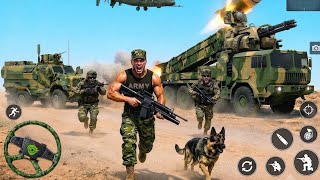 US Army Truck 3D Military Game Gameplay | Army Cargo Transport Missions | Android screenshot 5