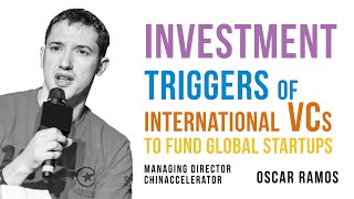 Investment triggers of International VCs to fund Global Startups