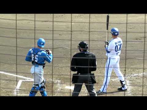 2023/3/29　勝又温史 （横浜DeNAベイスターズ）　上原健太から一二塁間を破る同点タイムリー
