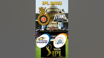 RCB vs GT vs MI vs CSK in IPL 2023 💥#shorts #youtubeshort #ipl