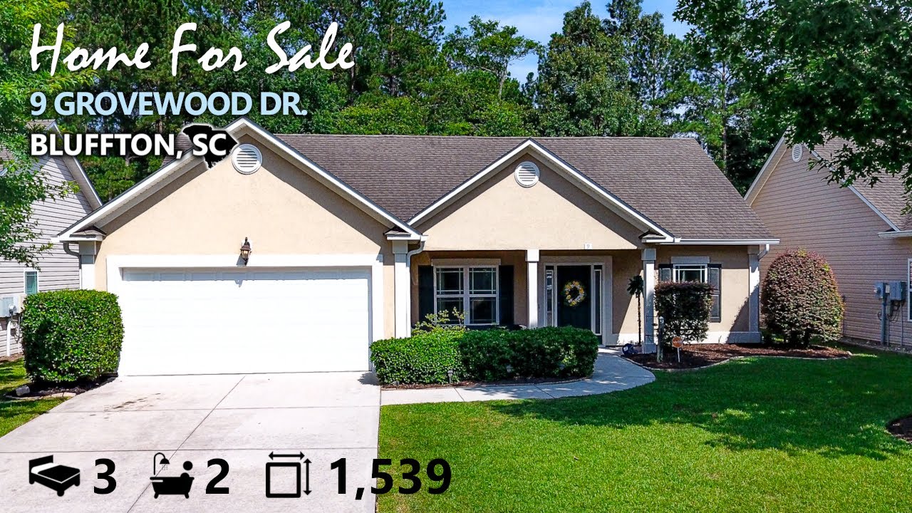 9 Grovewood Drive, Bluffton Home For Sale YouTube