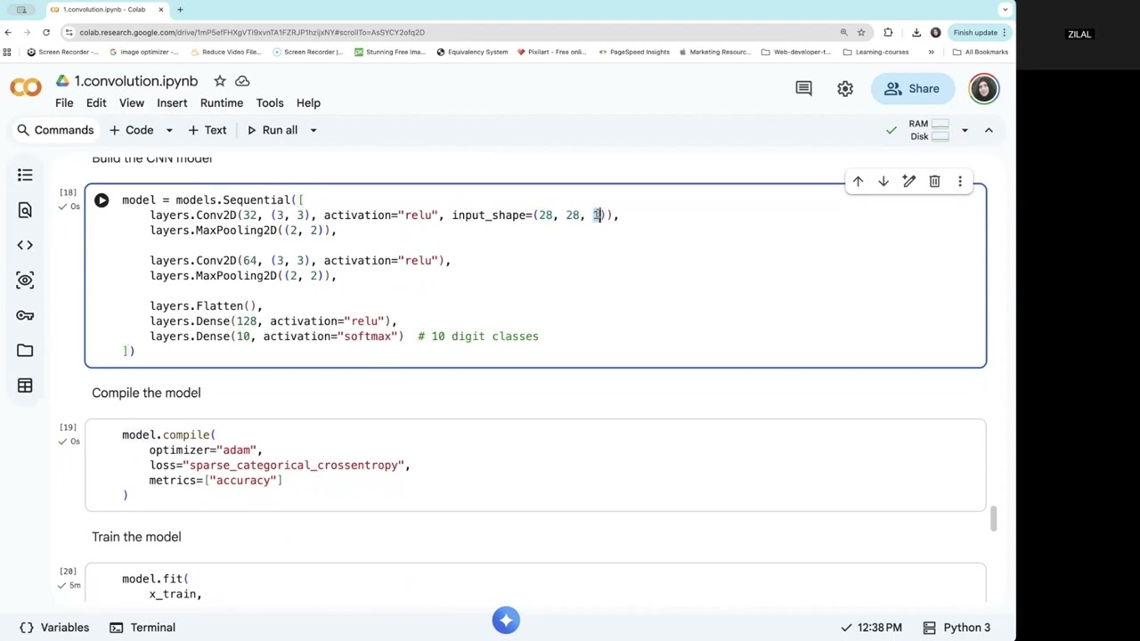 cnn mnist image classification - P5