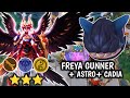 HYPER FREYA GUNNER ASTRO CADIA DARAH TEBAL GA ADA LAWAN ..! MEGIC CHEES MOBILE LEGENDS