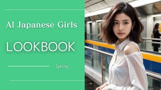 [ai Japanese girls] Spring Fashion Lookbook.