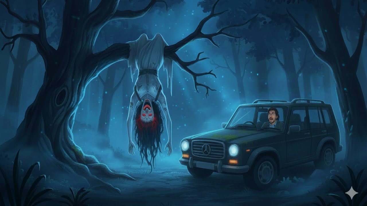 ठंंड में उस रात | Chalawa |  Hindi Horror Stories | Animated cartoon stories