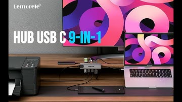 LEMORELE 9 in 1 USB C Docking Station USB C Multiport Hub Adapter Review