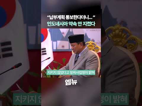 방사청 &quot;인도네시아 분담금 납부계획 통보 약속 지키지 않았다&quot;