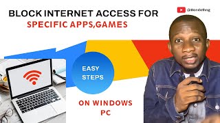 How to block any App/Software from Accessing  the internet on windows PC-Easy guide/step-by-step screenshot 5