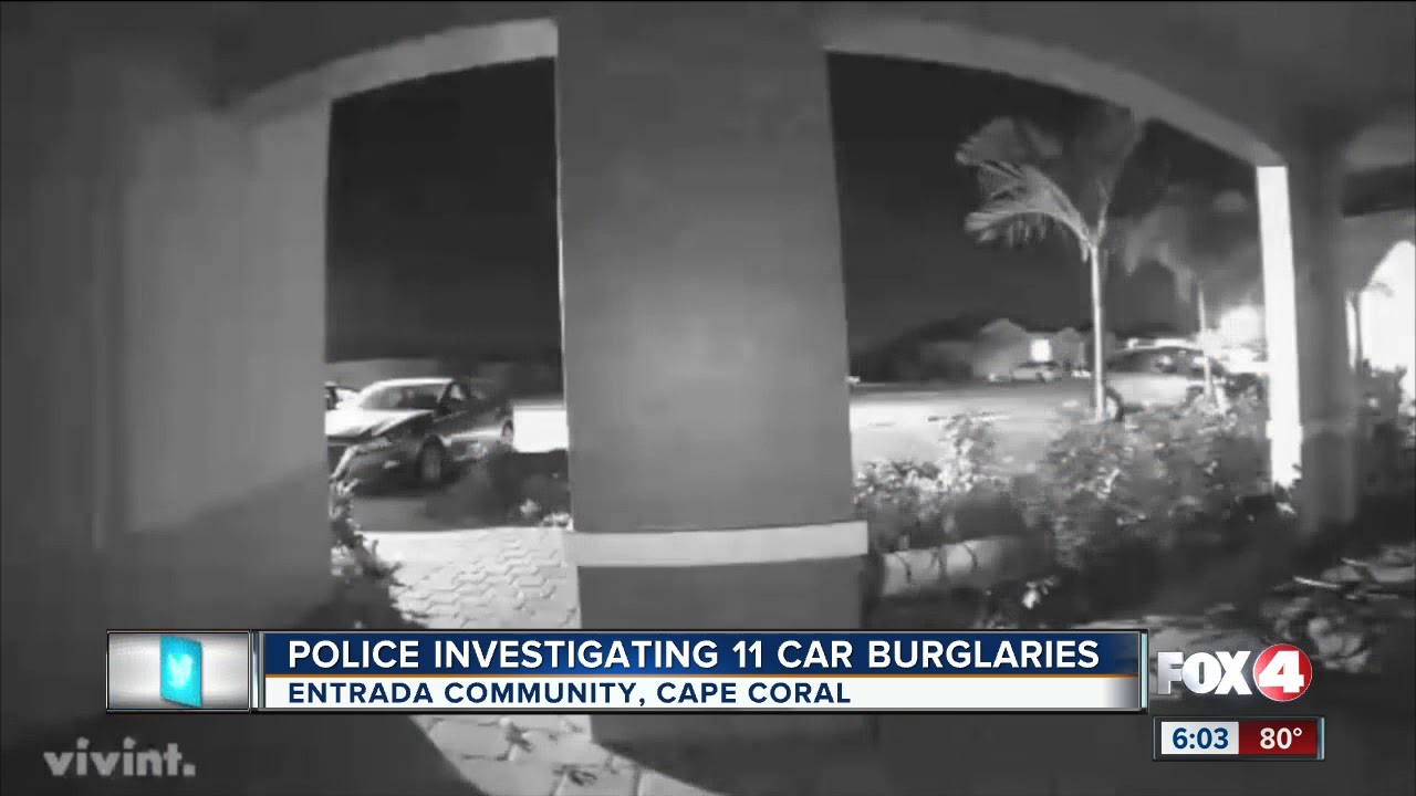 Video: Car burglary suspects caught on camera in Cape Coral community