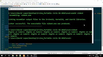 4 - Assembler - Etiquetas y uso de Loop