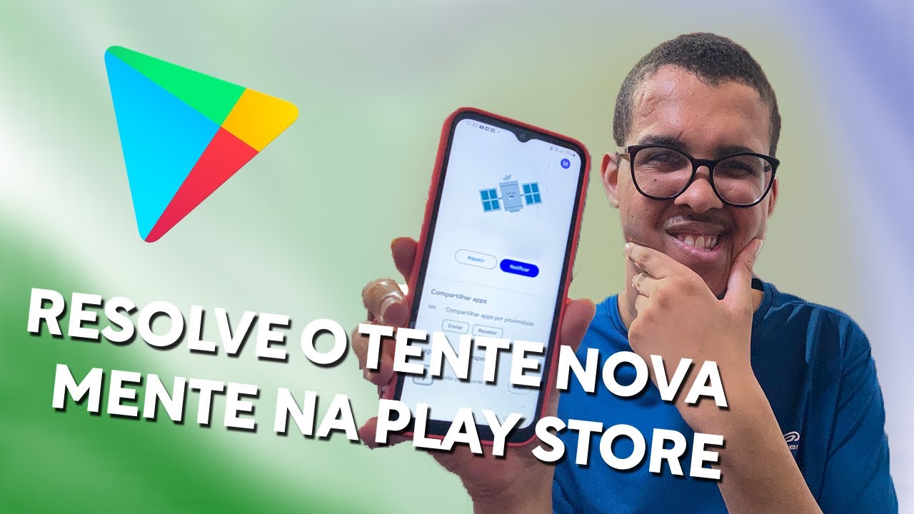 ALGO DEU ERRADO e TENTE NOVAMENTE na Play Store - Veja esta Solução ...