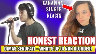 NEW DIMAS SENOPATI REACTION - WHAT'S UP (4 NON BLONDES COVER) | Foreigner Reactions 2023 #reaction