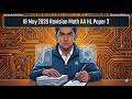 Q1 e,f) Nov 2025 P3 TZ3 May 2026 Math AA HL Paper 3 Revision IB Mathematics Analysis &amp; Approaches HL