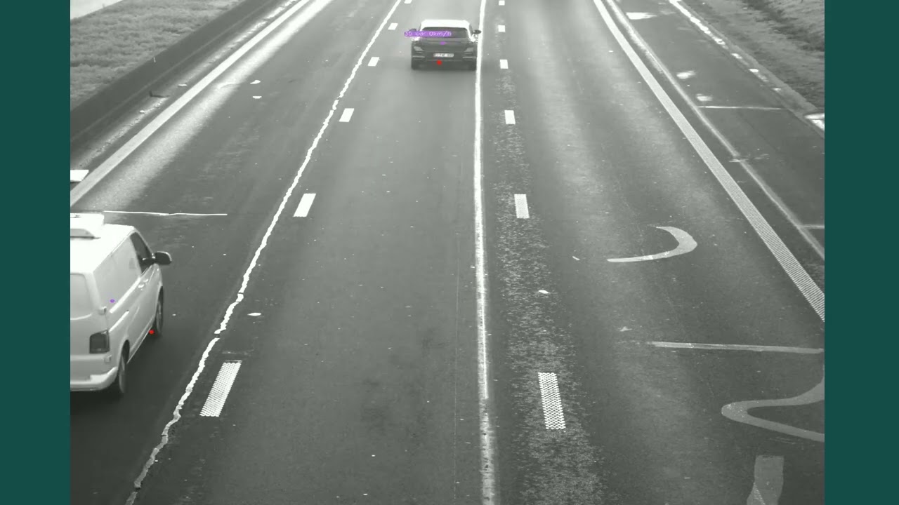 Vehicle Speed Estimation on Highways using 2DCameras