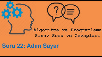 Algoritma ve Programlama Sınav Soruları 22