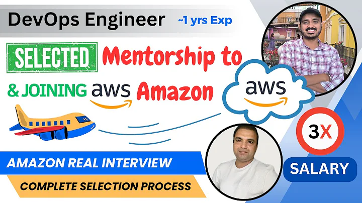 DevOps Engineer Interview - Mentorship to Amazon India - Complete Process @amazonwebservices ​⁠