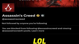 Ubisoft Assassin's Creed BLOCKED Me