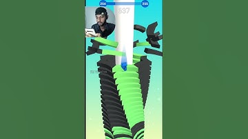 Stack Ball level 254 - 255 | Stack Ball Crash Platforms | mind relaxing #youtubeshorts