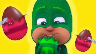 Feliz Páscoa! 🐣PJ Masks em Português | Desenhos Animados