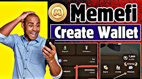 Memefi Create wallet | memefi withdraw update | Memefi new update