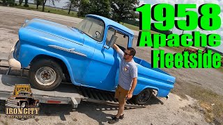 Will it run? Barn find 1958 Chevy 3100 big back window, surprise 283 power pack v8 by Iron City Garage 22,082 views 9 months ago 50 minutes