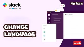 How to Change Language in Slack Application