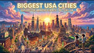 America’s Biggest Cities Reimagined as Magical Anime Worlds 🌆✨
