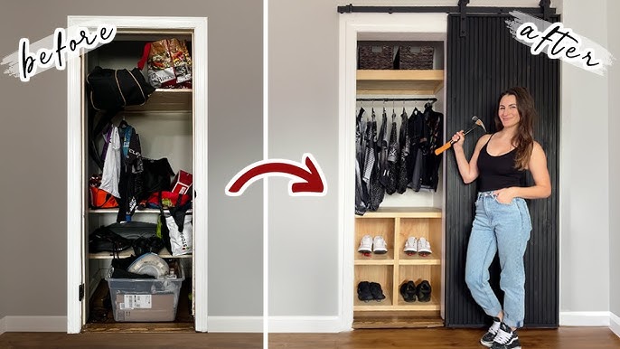 Coat Closet Makeover {That's Easy & Affordable} - Clipper City House