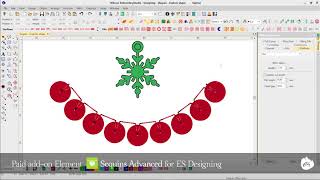 Custom Sequin Shapes - New in EmbroideryStudio e4 Update e4.1