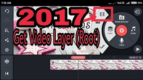Enable Video Layer option in kinemaster(Root) Needed (All device work) remove Watermark