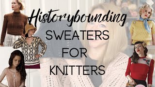 10 Gorgeous Historybounding Sweater Patterns for Knitters | KNITTING | #sweaterdesign