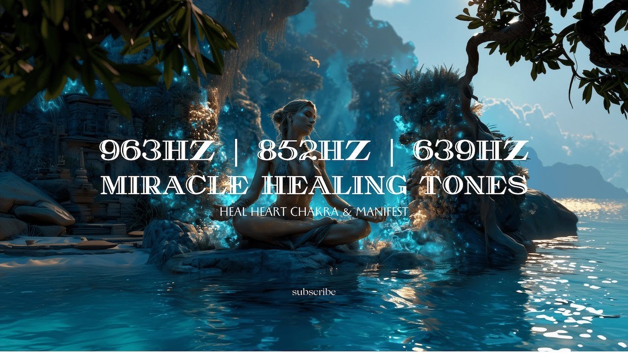 Deep Healing Miracle Tones 963Hz 852Hz 639Hz | Manifest Abundance & Spiritual Awakening | 2H Ambient