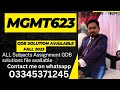 mgmt 623 GDb solution Fall 2023