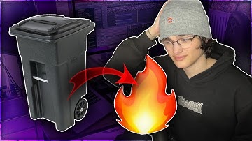 TURNING TRASH SAMPLES INTO FIRE BEATS? (FL studio challenge video)