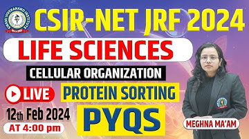 CSIR NET JRF | Protein Sorting PYQs  | Life Sciences!!