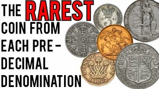 the rarest year of each pre decimal coin