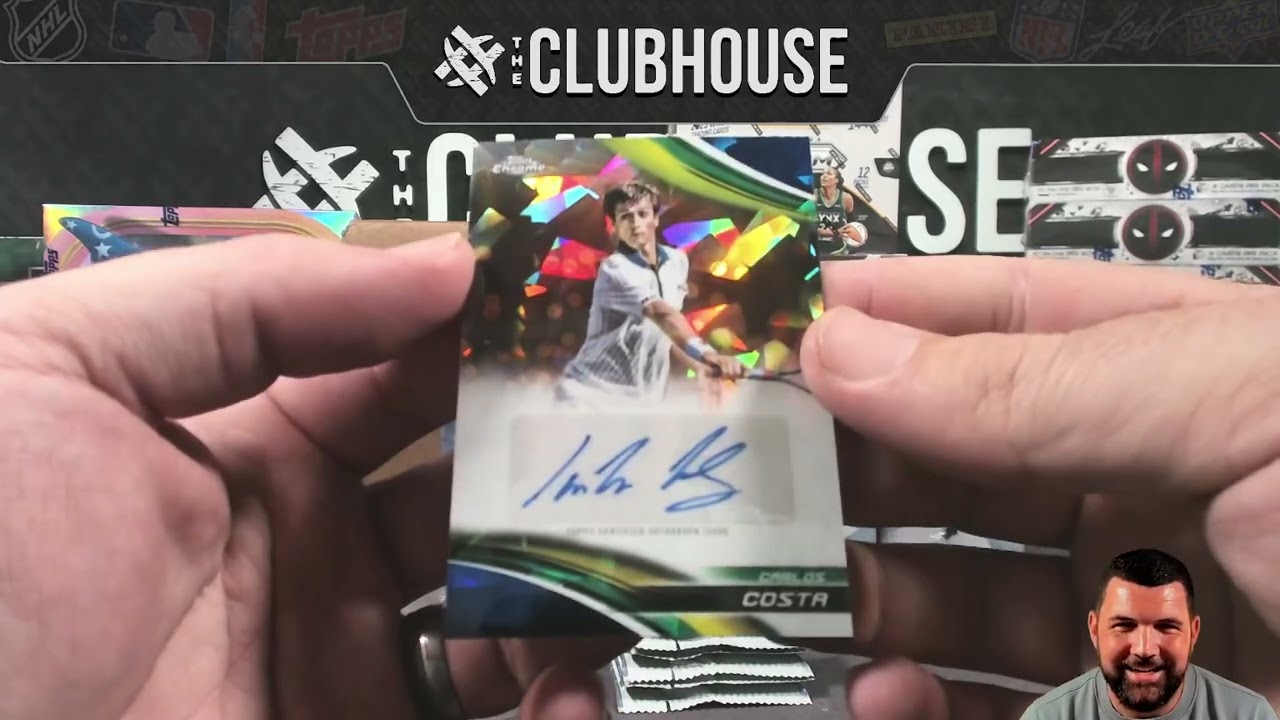 2025 Topps Chrome Tennis Sapphire Case HYBRID SERIAL # Group Break #14762