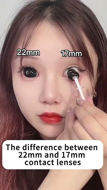 22mm sclera lenses and 17mm mini sclera #lenspoison #cosplay #anime #contactlenses #scleralenses