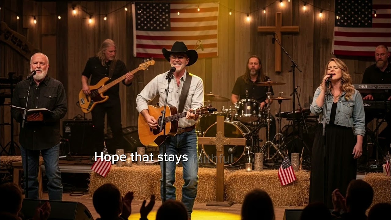 Country Gospel Music - Strength  From Zion - Lyrics Video / 